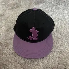 東京ディズニーリゾート ミッキーマウス キャップ 黒・紫