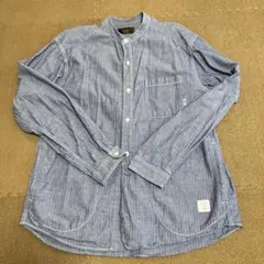 好日山荘　Sunnydays Garden ストライプデニムシャツ