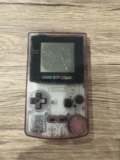 ゲームボーイカラー クリアパープル 本体　ジャンク品