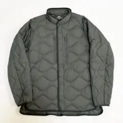 ユニクロホワイトマウンテニアリング リサイクル ハイブリッドダウン M オリーブ