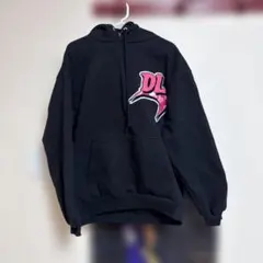 Dualism ロゴ刺繍 ブラックパーカー