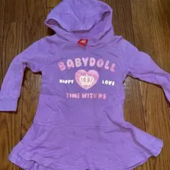 BABYDOLL セット売り　フード付きトレーナー90cm&スカート80cm