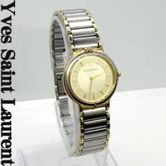 稼動品 YSL イヴサンローラン Yロゴベルト パール文字盤 オーバル 