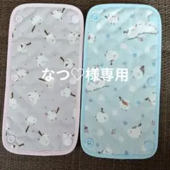 水筒肩紐カバー【87】シマエナガ柄ハンドメイド - メルカリ