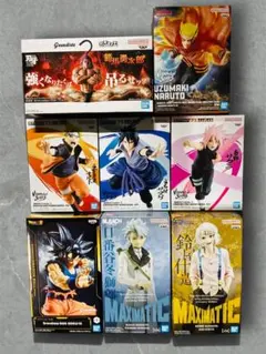 フィギュア 8点セット 刃牙 ナルト ドラゴンボール BLEACH 東京喰種