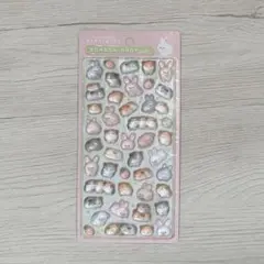 ボンボンドロップシール モルモット ウサギ