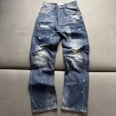 00s《archive》grunge denim pants_opium_Y2K