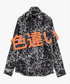 レオパード ・ アニマル柄 ドレスシャツ