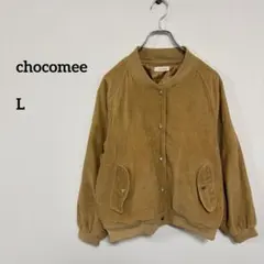 Chocomee コーデュロイボンバージャケット M ベージュ d021