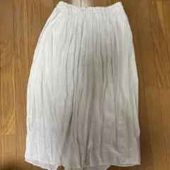 husHush ロングスカート ホワイト 40 キュロットスカート　ワイドパンツのサムネイル