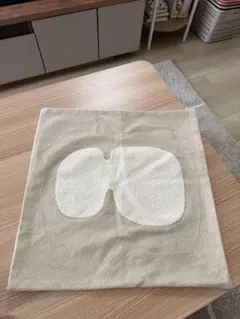 美品unico LAPSI ラプシ クッションカバー ベージュ 45×45cmのサムネイル