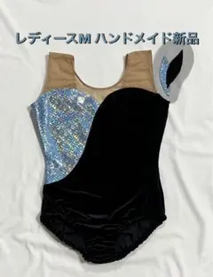 [핸드메이드] 여성용 M 브랜드 뉴 배턴 트월링 레오타드 코스튬 헤어 오너먼트