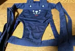 ネイビー おんぶ紐 クマ