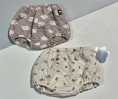 【タグ付き新品】フタフタ かぼちゃパンツ　ブルマ 70-80 ベビー