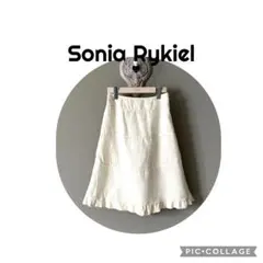 Sonia Rykiel リネン100フレアスカート 40のサムネイル
