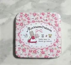 サンリオ マロンクリーム 小物入れ 缶ケース