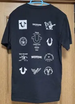 【激レア】TRUE RELIGION Tシャツ S　黒　ブラック　ロゴ多数！