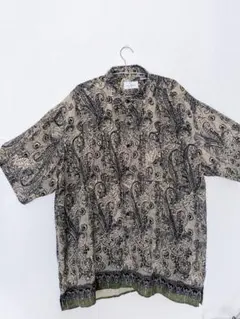とろとろシルク100％】BILL BLASS サイコロ柄 レトロシャツ - メルカリ