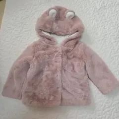 next ピンク フード付き アウター 92cm