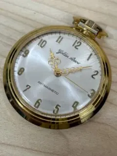 Golden Arrow 懐中時計 アンチマグネティック　手巻き