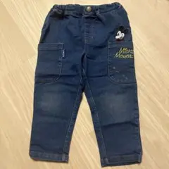 デニムパンツ　ミッキー　フタフタのサムネイル