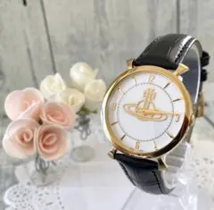 【已更換電池】薇薇安·威斯特伍德 Vivienne Westwood 經典 金色腕錶