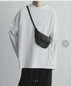 remer ホワイト 長袖カットソー