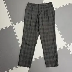 earth music&ecology テーパードパンツ グレンチェック柄 M