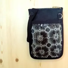 ナースポーチオーガナイザー移動ポケット花柄刺繍生地おしゃれ