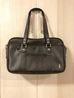 美品✨EAST BOY Venus スクールバッグ　黒xシルバー　女神刺繍　星