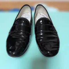 Repetto マイケル　パテントレザー ローファー ブラック　37　訳ありのサムネイル