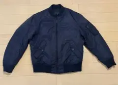 【送料込】UNIQLO MA-1 ネイビー　M