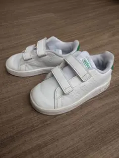 adidas キッズ スニーカー ホワイト ベルクロ スタンスミス