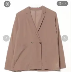 Te chichi テチチ テーラードジャケット ベージュ FREE