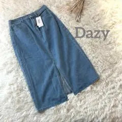 Dazy＊新品デニムタイトロングスカート スリット ブルー トレンド 秋