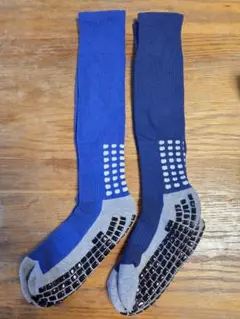 グリップソックス ２足セット サッカーソックス 通気性 24~26㎝