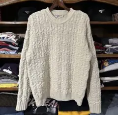 Abercrombie & Fitch ケーブルニットセーター Lのサムネイル