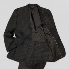 COMME CA DU MODE♡ビジネススーツ　セットアップ　ストライプ　S