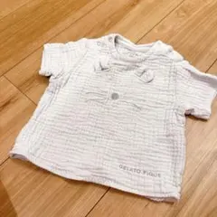 【GELATO PIQUE】アニマルガーゼ baby Tシャツ/ 70-80cm