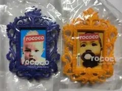 rococo フォトフレーム マグネット式 2個