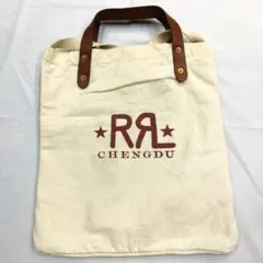 RRL ダブルアールエル キャンバストートバッグ レザーハンドル - メルカリ