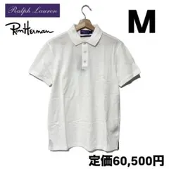 美品】Ralph Lauren パープルレーベル スキッパー ポロシャツ 白色