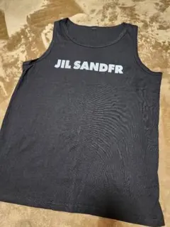 JIL SANDER ノースリーブ トップス ブラック