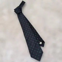 【美品】バーバリーロンドン ネクタイ ドット シルク100％ ノバチェック