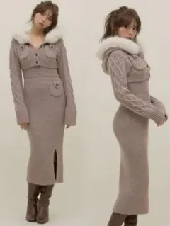 andmary Nara hood set dress - メルカリ