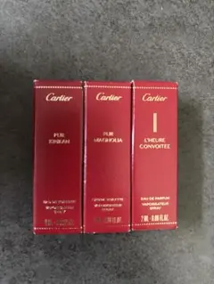 【新品未使用】Cartier カルティエ 香水 サンプル 3種セットのサムネイル