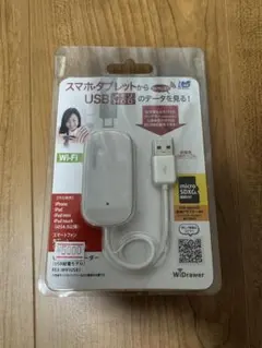 ラトックシステム Wi-Fi USBリーダー REX-WIFIUSB1F