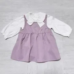 SLAP SLIP ジャンパースカート＆襟付きボディミニ 80cm