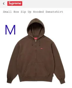 Supreme Small Box Zip Up Hooded Sweat M