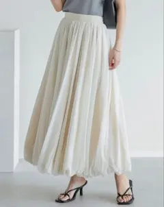 ナイロンタフタxチュールバルーンスカート